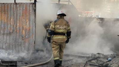 Один человек пострадал при крупном пожаре в Астраханской области