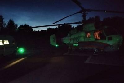 В Тверь вертолет санавиации доставил пациента из Тверской области