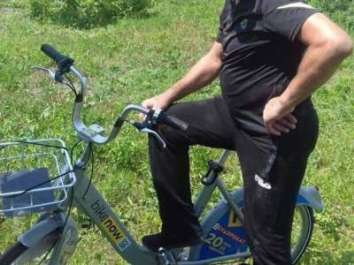 Похитителя «городского» велосипеда задержали в 90 километрах от Киева