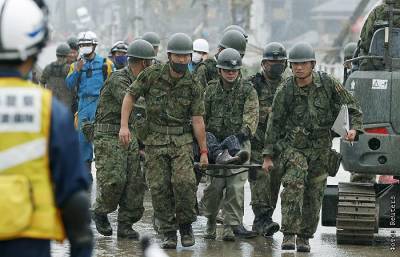 Из-за наводнения на юге Японии погибли 18 человек