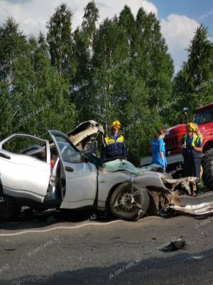В Кемерове в страшной аварии погибли три человека, в том числе ребёнок