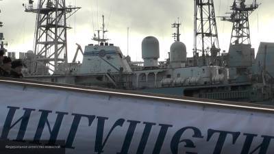 Вооруженный "Калибрами" корабль "Ингушетия" принял участие в учениях в Черном море