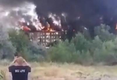 Житель Украины после ссоры с женой поджог квартиру и спровоцировал серьезный пожар в многоквартирном доме