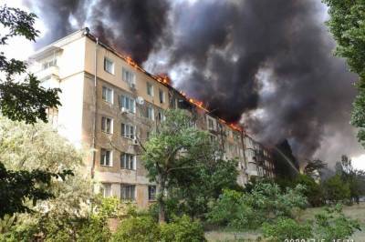 Пожар в Новой Каховке: Часть жильцов дома отселят