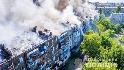 В Новой Каховке задержали мужчину, устроившего пожар в многоэтажке