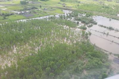 На реке Уссури в Хабаровском крае поднялся уровень воды