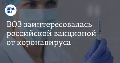 ВОЗ заинтересовалась российской вакционой от коронавируса
