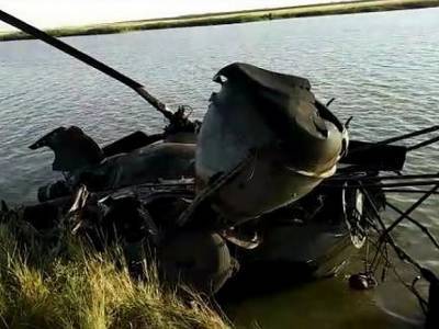 В Ростовской области в результате крушения вертолета погиб человек