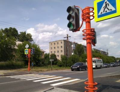 В Кемерове на Кузнецком проспекте начал работать новый светофор