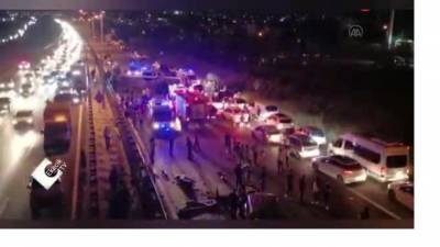 Видео: На севере Турции перевернулся автобус с пассажирами