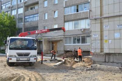 Комплексный ремонт дворов начался в Комсомольске-на-Амуре