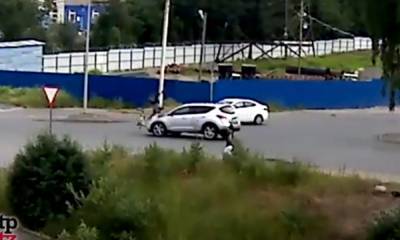 В Петрозаводске оштрафовали велосипедиста, которого сбила машина
