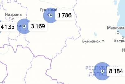 Число инфицированных COVID-19 на Северном Кавказе превысило 32 тысячи
