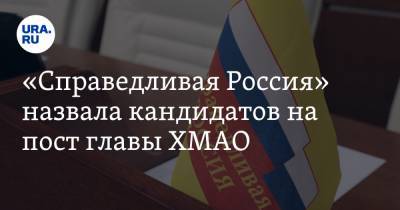 «Справедливая Россия» назвала кандидатов на пост главы ХМАО