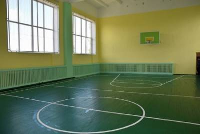 Спортзал отремонтировали в школе псковской деревни по нацпроекту