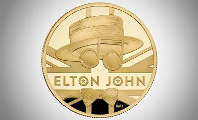 Монету в честь Элтона Джона оценили в 85 тысяч долларов