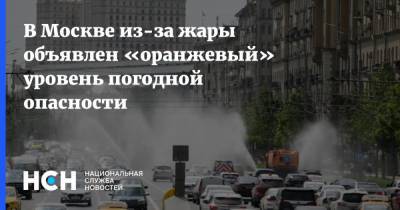 В Москве из-за жары объявлен «оранжевый» уровень погодной опасности