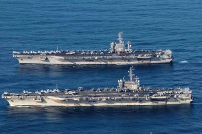 США наслали на Китай сразу два авианосца: «Они видели нас, мы видели их»