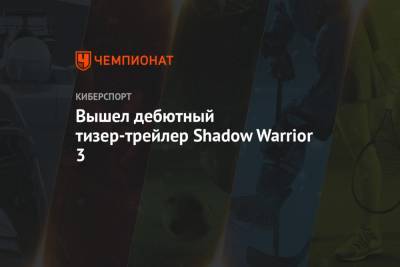 Вышел дебютный тизер-трейлер Shadow Warrior 3