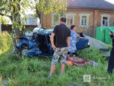 Мужчина погиб в аварии в Выксунском районе