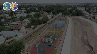 Детский парк открыли в селе Шамалган в честь Дня столицы