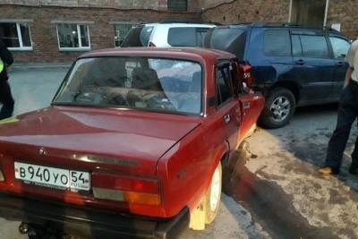 Пьяный подросток разбил три машины под Новосибирском