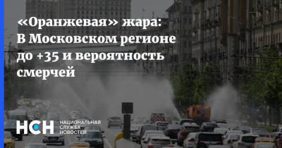 «Оранжевая» жара: В Московском регионе до +35 и вероятность смерчей