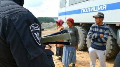 На полигоне ТБО в Полетаево работали мигранты-нелегалы