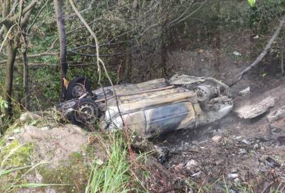 В Тосненском районе водитель уснул за рулём и вылетел в кювет