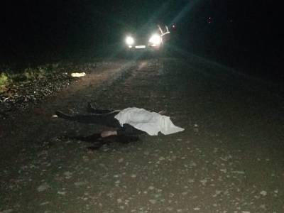 В Челябинской области водитель переехал лежащего на дороге пешехода и скрылся. Мужчина скончался