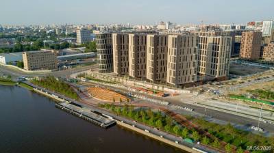 Завершено строительство причала на набережной Шагала в квартале "Зиларт"