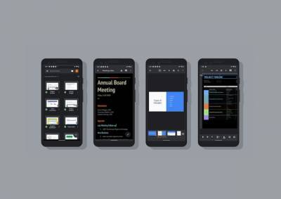 Google Docs, Sheets и Slides для Android получили тёмный режим