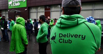 Курьеры Delivery Club в Москве устроили забастовку