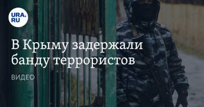В Крыму задержали банду террористов. ВИДЕО