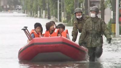 В Японии до 20 тысяч военных будут направлены в районы наводнений