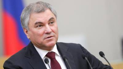 Володин призвал поддерживать Счетную палату как орган парламентского контроля