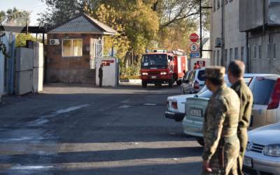 Сигнал о взрывном устройстве рядом с экспо-центром "Меридиан" поступил в МЧС Армении