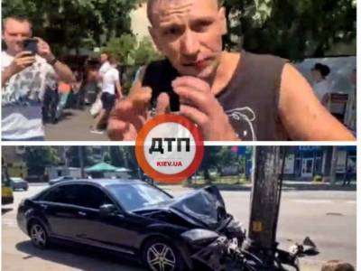 На Отрадном в Киеве пьяный мойщик разбил Mercedes клиента