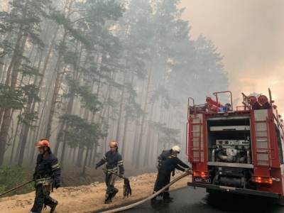На Луганщине из-за лесных пожаров эвакуируют жителей 2 поселков