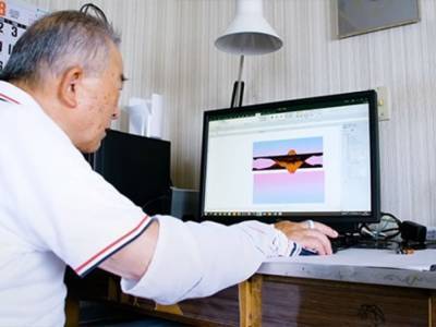 80-летний японец лет рисует шедевры в Excel