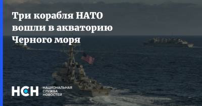 Три корабля НАТО вошли в акваторию Черного моря