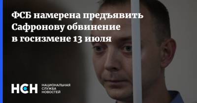 ФСБ намерена предъявить Сафронову обвинение в госизмене 13 июля
