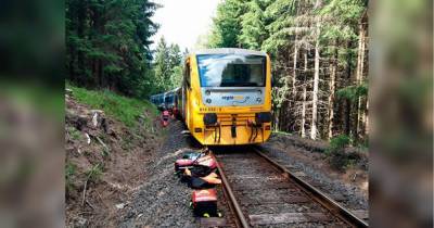В железнодорожной катастрофе в Чехии пострадали десятки людей, есть погибшие (фото)