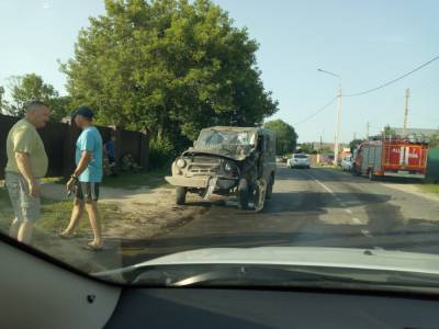 Четыре человека пострадали в ДТП с маршруткой и УАЗом под Рязанью
