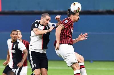 «Милан» вырвал победу над «Ювентусом» в чемпионате Италии по футболу