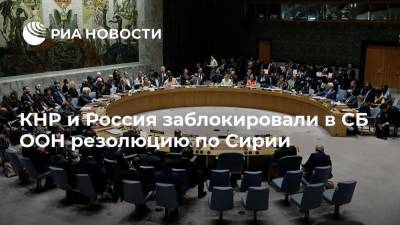 КНР и Россия заблокировали в СБ ООН резолюцию по Сирии