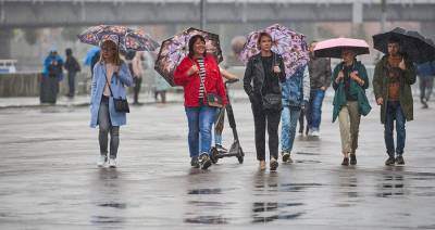 МЧС предупредило москвичей о дожде и сильном ветре