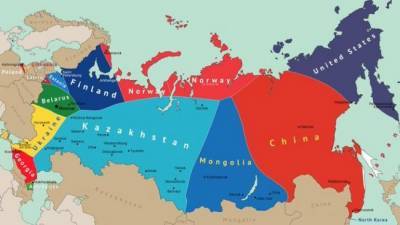 Латвийский депутат-неонацист представил карту раздела России