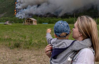 В Бурятии выросла площадь лесных пожаров