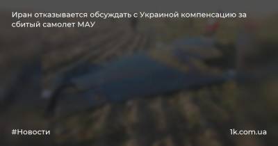 Иран отказывается обсуждать с Украиной компенсацию за сбитый самолет МАУ